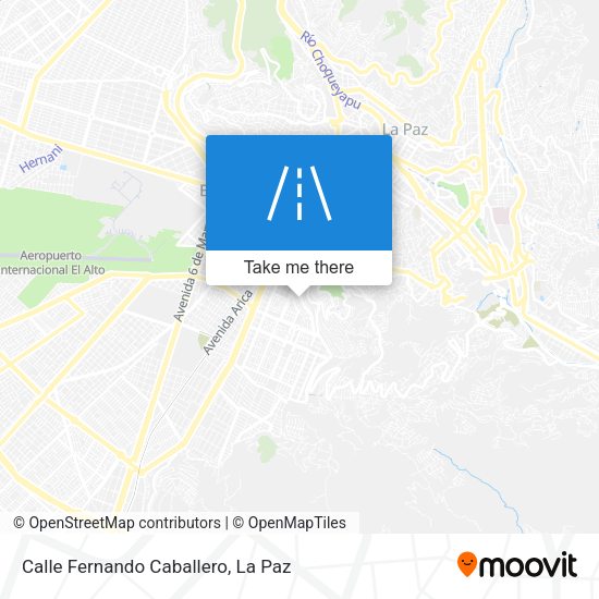 Mapa de Calle Fernando Caballero