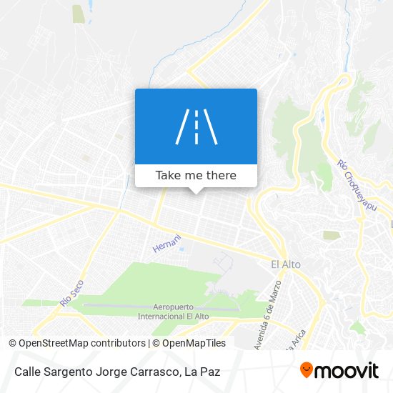 Mapa de Calle Sargento Jorge Carrasco