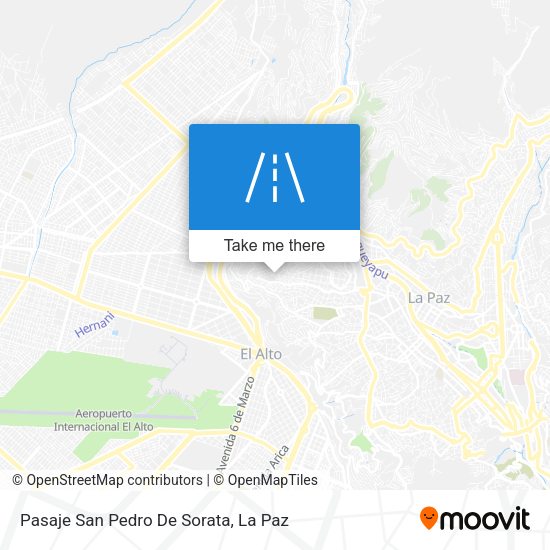 Pasaje San Pedro De Sorata map