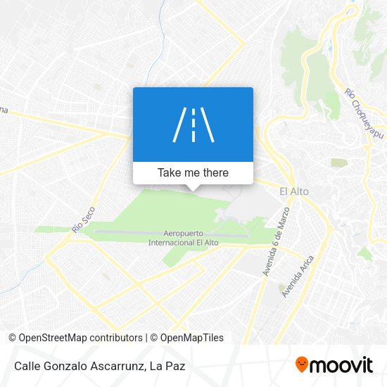 Mapa de Calle Gonzalo Ascarrunz