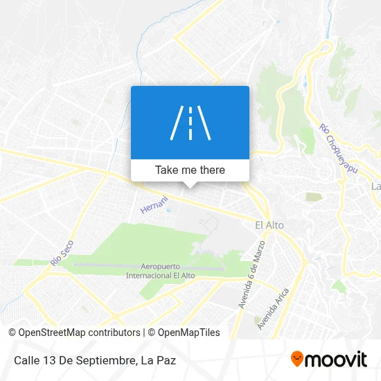 Mapa de Calle 13 De Septiembre