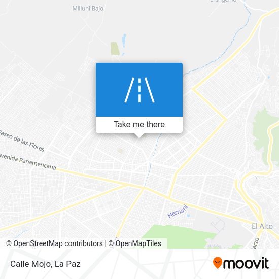 Calle Mojo map