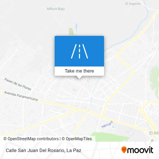 Mapa de Calle San Juan Del Rosario