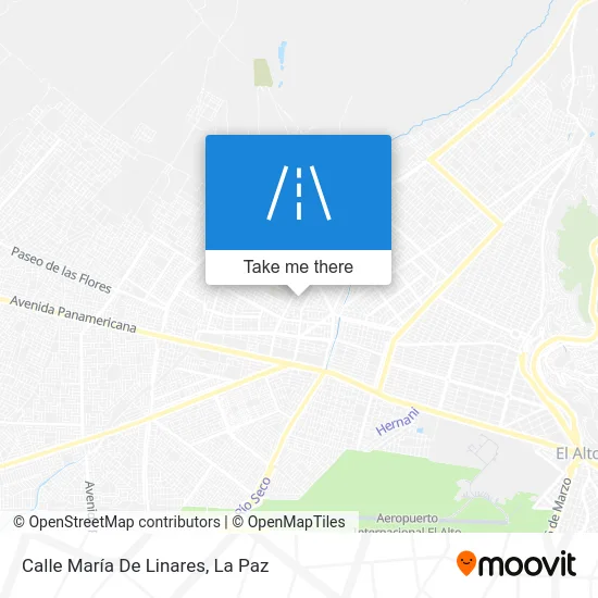 Mapa de Calle María De Linares
