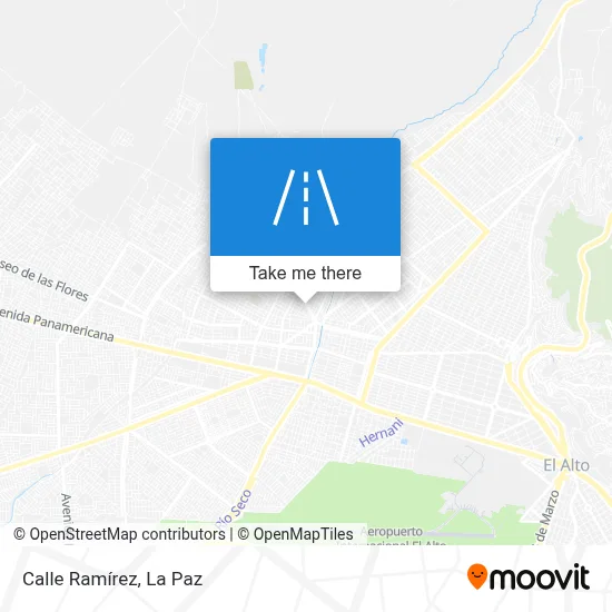 Mapa de Calle Ramírez