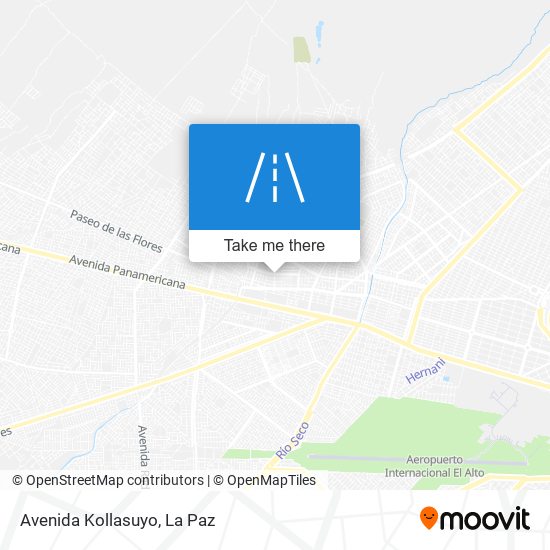 Avenida Kollasuyo map