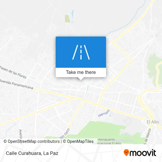 Mapa de Calle Curahuara