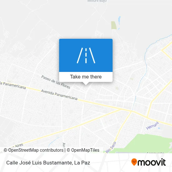Mapa de Calle José Luis Bustamante