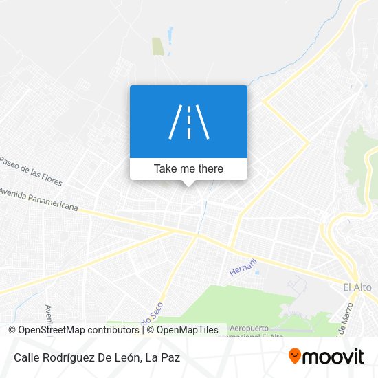 Mapa de Calle Rodríguez De León
