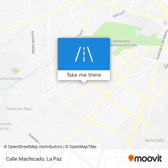 Mapa de Calle Machicado