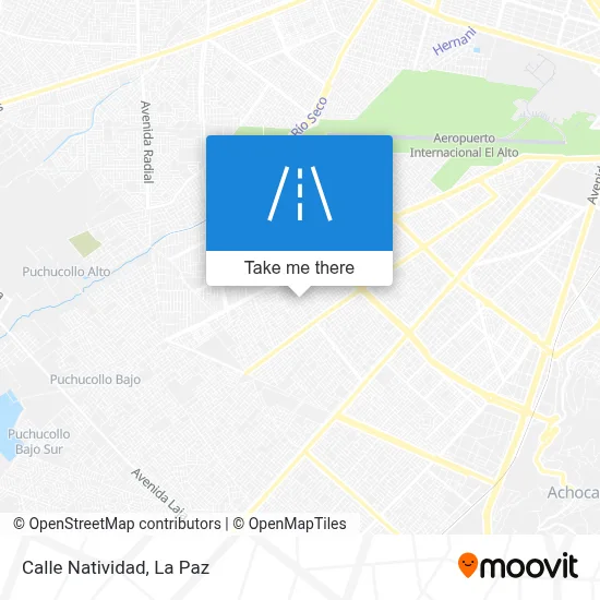 Mapa de Calle Natividad