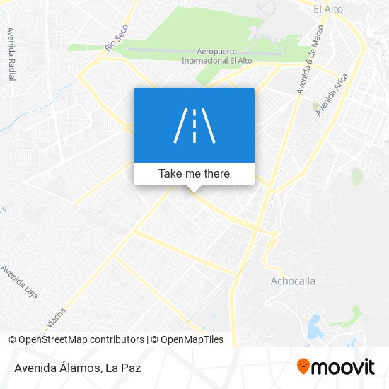 Avenida Álamos map