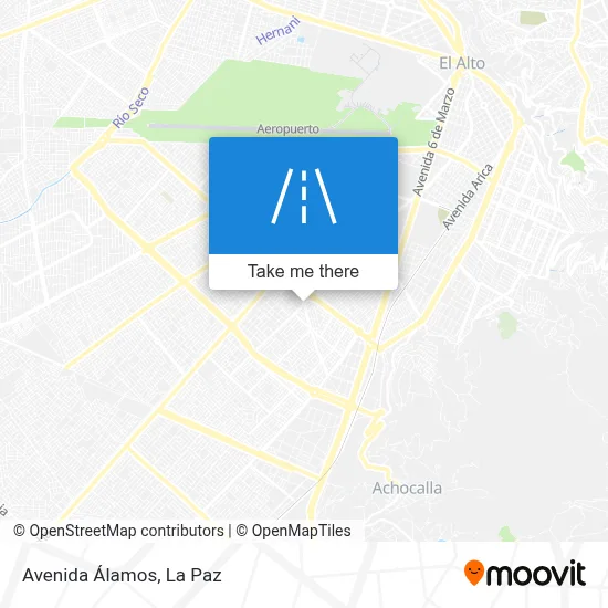 Mapa de Avenida Álamos