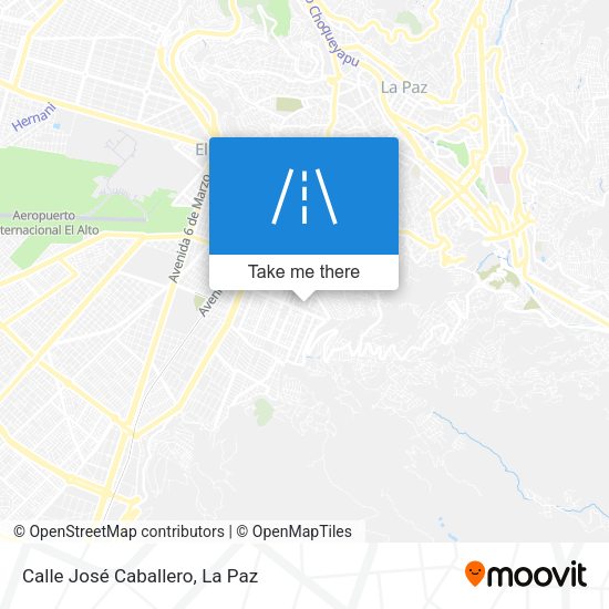 Mapa de Calle José Caballero