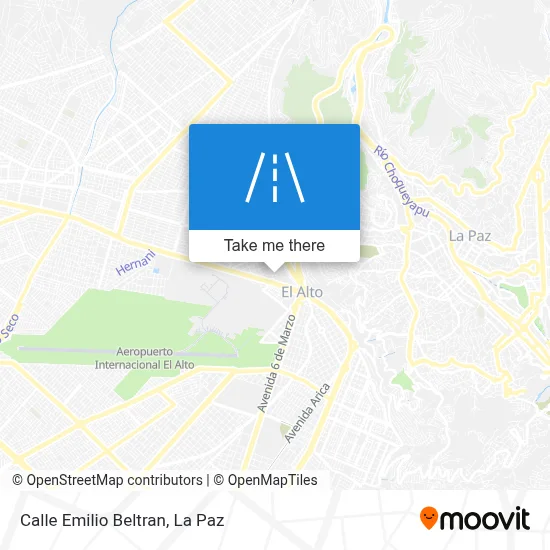 Mapa de Calle Emilio Beltran