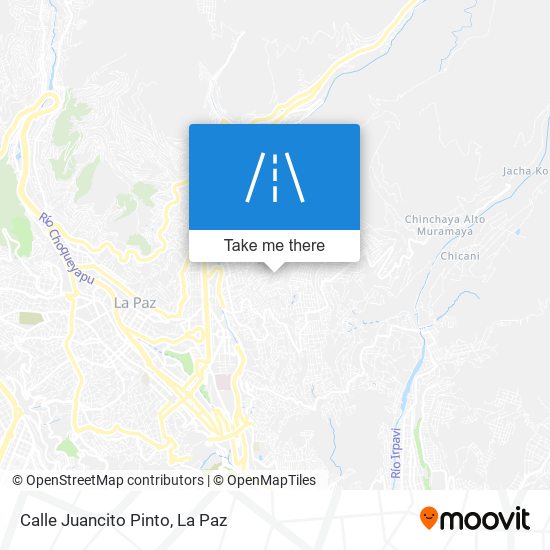 Mapa de Calle Juancito Pinto