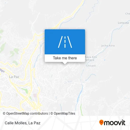 Mapa de Calle Molles