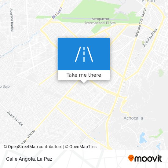 Mapa de Calle Angola