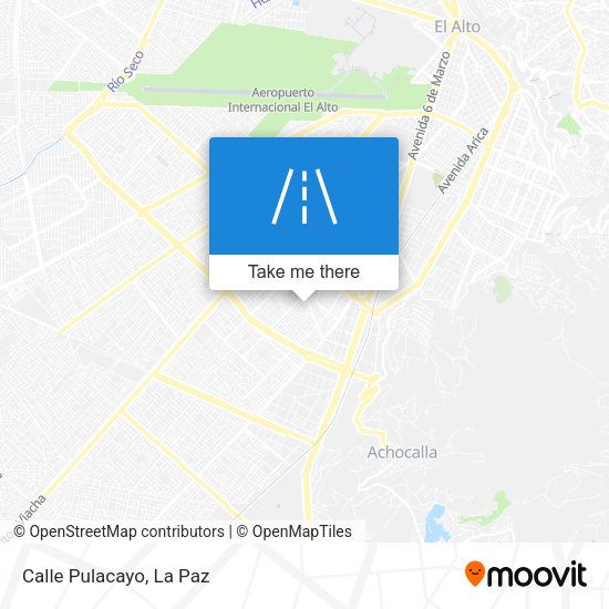Mapa de Calle Pulacayo