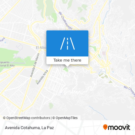Avenida Cotahuma map