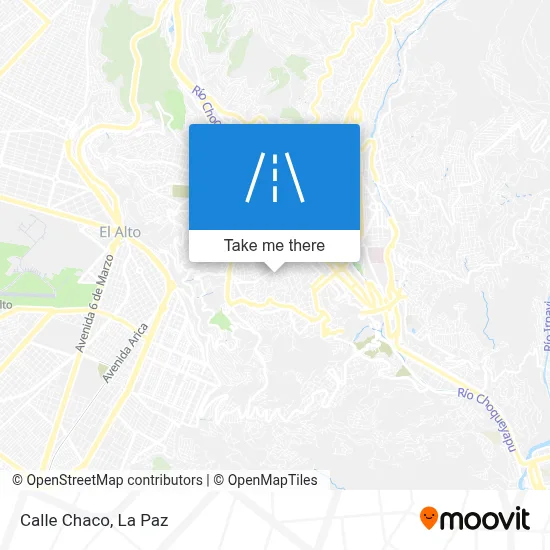 Mapa de Calle Chaco