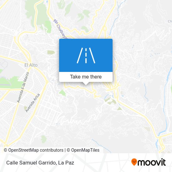 Mapa de Calle Samuel Garrido