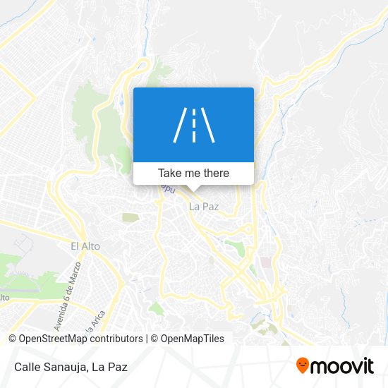 Mapa de Calle Sanauja