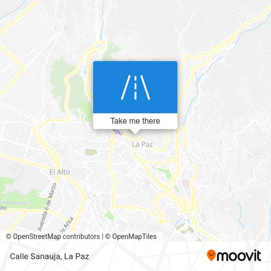 Mapa de Calle Sanauja