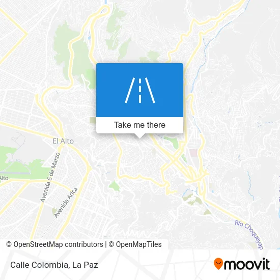 Mapa de Calle Colombia