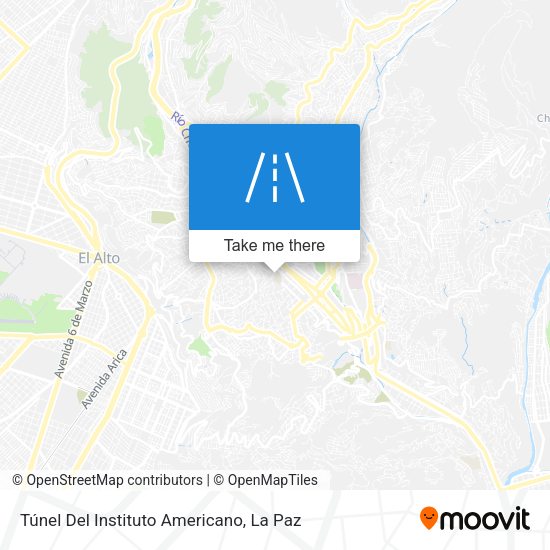 Mapa de Túnel Del Instituto Americano