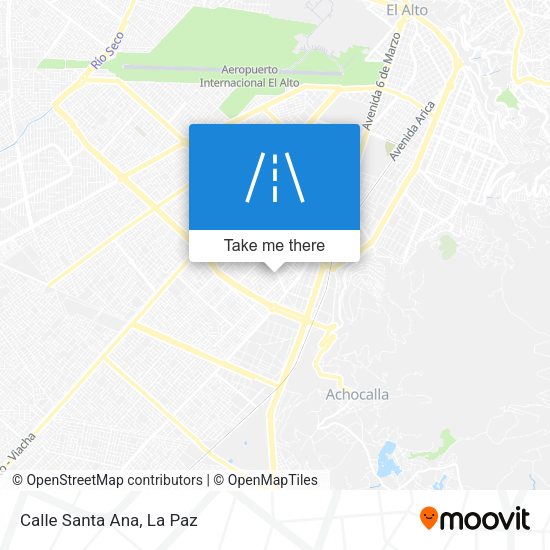 Mapa de Calle Santa Ana