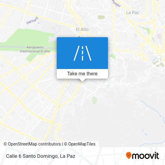 Calle 6 Santo Domingo map