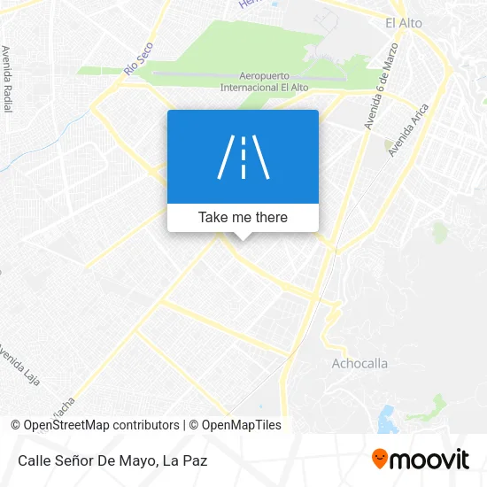 Mapa de Calle Señor De Mayo