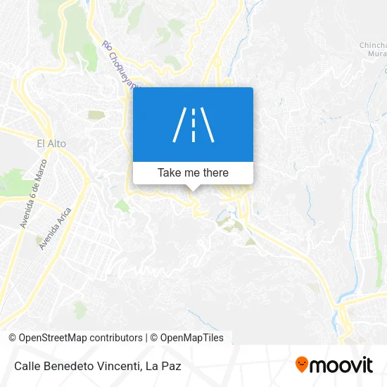 Mapa de Calle Benedeto Vincenti