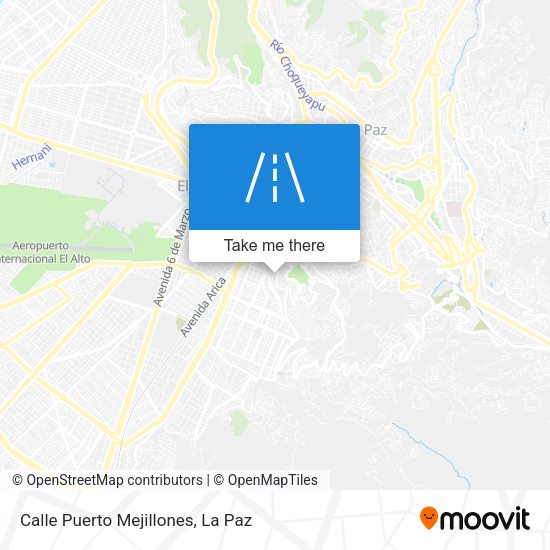 Mapa de Calle Puerto Mejillones