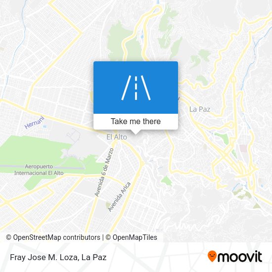 Mapa de Fray Jose M. Loza
