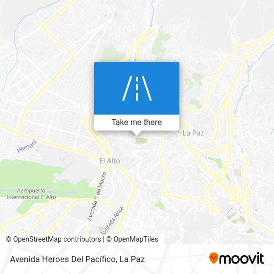 Mapa de Avenida Heroes Del Pacífico