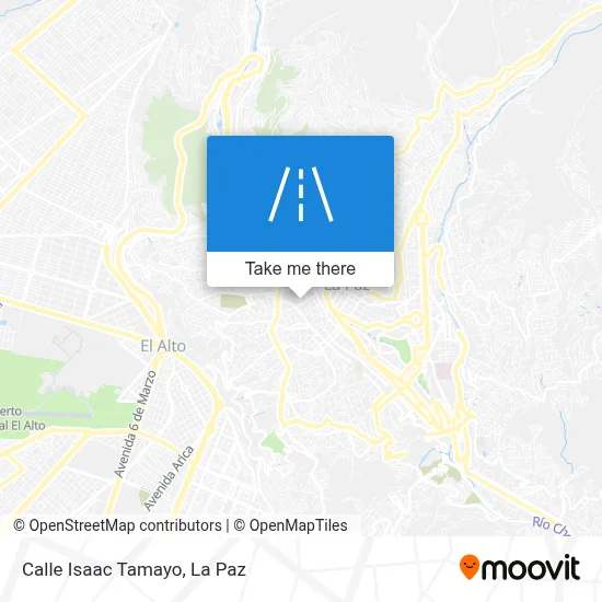 Mapa de Calle Isaac Tamayo
