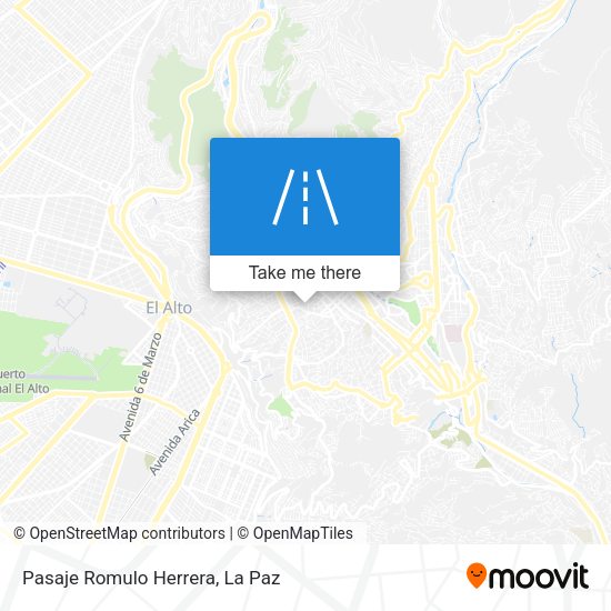 Mapa de Pasaje Romulo Herrera