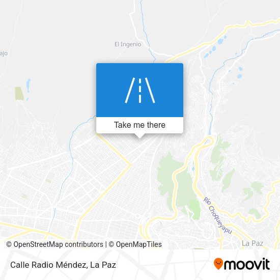 Mapa de Calle Radio Méndez