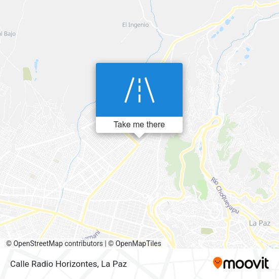 Mapa de Calle Radio Horizontes