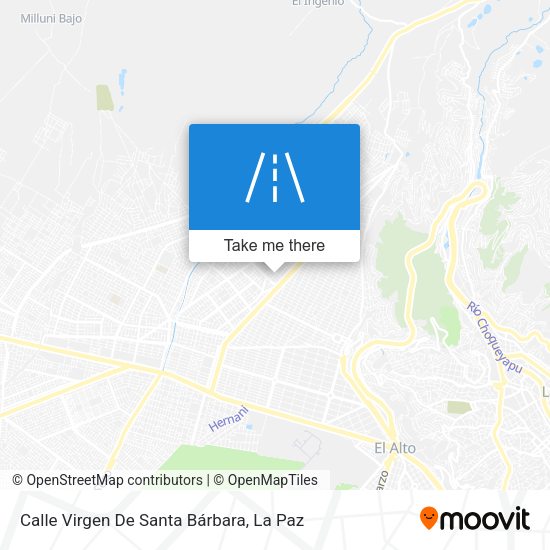 Mapa de Calle Virgen De Santa Bárbara