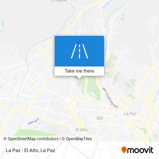 Mapa de La Paz - El Alto
