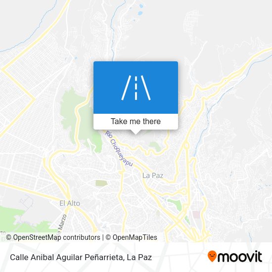 Calle Anibal Aguilar Peñarrieta map