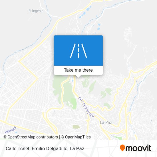 Mapa de Calle Tcnel. Emilio Delgadillo
