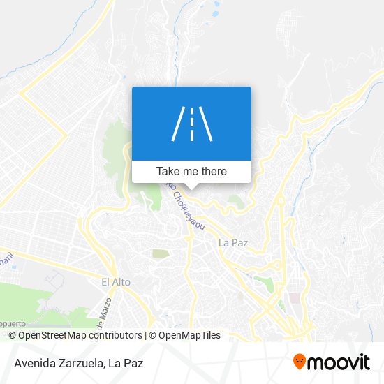 Avenida Zarzuela map