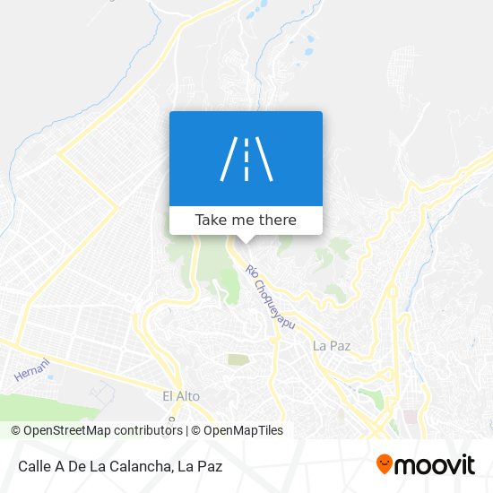 Calle A De La Calancha map