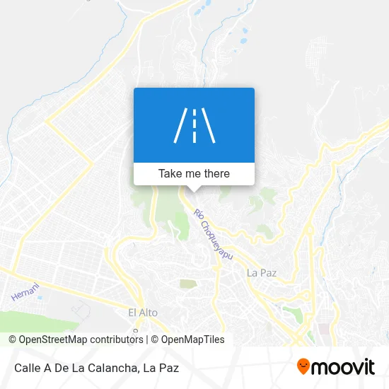 Mapa de Calle A De La Calancha