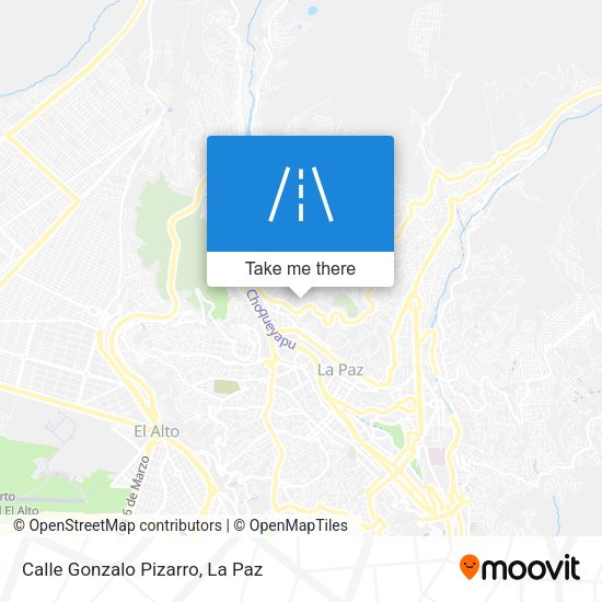 Mapa de Calle Gonzalo Pizarro