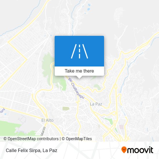 Mapa de Calle Felix Sirpa